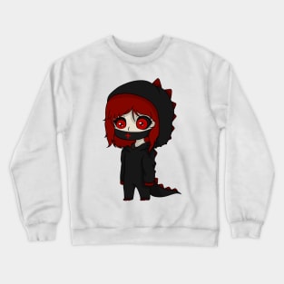 nurse ann dinosaur chibi Crewneck Sweatshirt